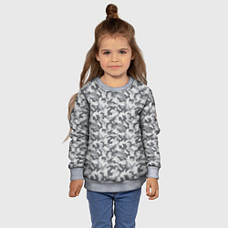 Свитшот детский Камуфляж М-21 серый, цвет: 3D-меланж — фото 2