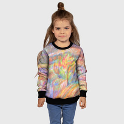 Свитшот детский Осенний пейзаж графика, цвет: 3D-черный — фото 2
