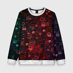 Свитшот детский Плюшевые вестники ночи, цвет: 3D-белый