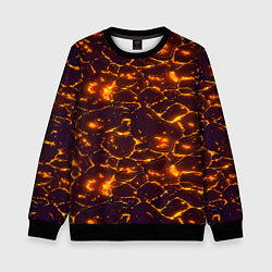 Детский свитшот Раскалённый камуфляж