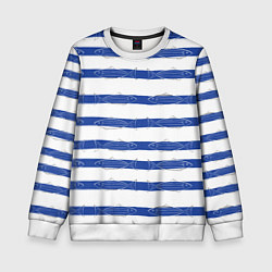 Детский свитшот Рыбы в полоску