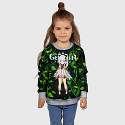 Свитшот детский Нахида дендро архонт, цвет: 3D-меланж — фото 2