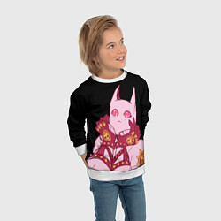 Свитшот детский Милый стенд Killer Queen - Jojo, цвет: 3D-белый — фото 2