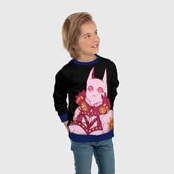 Свитшот детский Милый стенд Killer Queen - Jojo, цвет: 3D-синий — фото 2