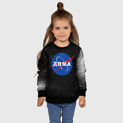 Свитшот детский Дима Наса космос, цвет: 3D-черный — фото 2