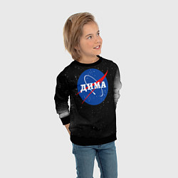 Свитшот детский Дима Наса космос, цвет: 3D-черный — фото 2