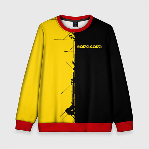 Детский свитшот Arasaka corporation / 3D-Красный – фото 1