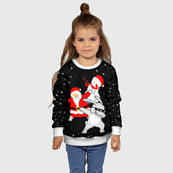 Свитшот детский Герои нового года дэбуют, цвет: 3D-белый — фото 2