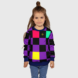 Свитшот детский FIRM прямо из 80х, цвет: 3D-синий — фото 2
