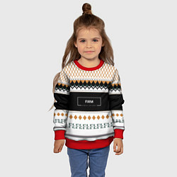 Свитшот детский FIRM как свитер из детства, цвет: 3D-красный — фото 2