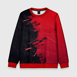 Детский свитшот Черное и красное
