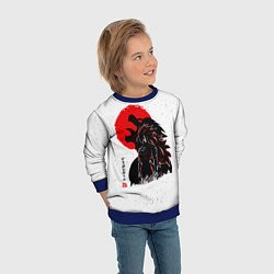 Свитшот детский Dragon Ball красная луна, цвет: 3D-синий — фото 2