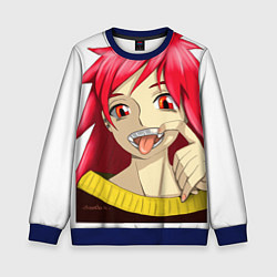 Свитшот детский Animegirl, цвет: 3D-синий
