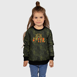 Свитшот детский Артем камуфляж, цвет: 3D-черный — фото 2