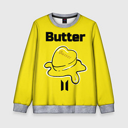 Свитшот детский BTS butter, цвет: 3D-меланж