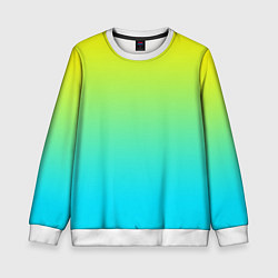 Детский свитшот Светло-голубой градиент