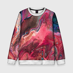 Свитшот детский Горный минерал, цвет: 3D-белый