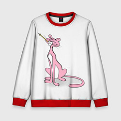 Свитшот детский Шикарная пантера, цвет: 3D-красный