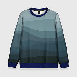 Детский свитшот Бирюзовые волны