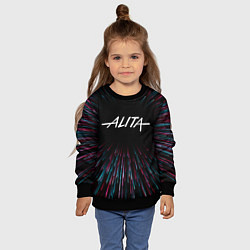 Свитшот детский Alita infinity, цвет: 3D-черный — фото 2