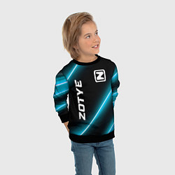 Свитшот детский Zotye неоновые лампы, цвет: 3D-черный — фото 2