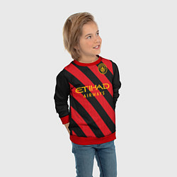 Свитшот детский Джек Грилиш Манчестер Сити форма 2223 гостевая, цвет: 3D-красный — фото 2