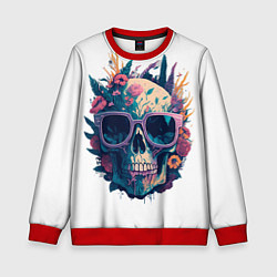 Свитшот детский Загар до утра, цвет: 3D-красный