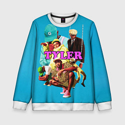 Свитшот детский Tyler, The Creator Collage, цвет: 3D-белый