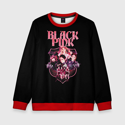 Детский свитшот Blackpink k-pop, Блэкпинк / 3D-Красный – фото 1