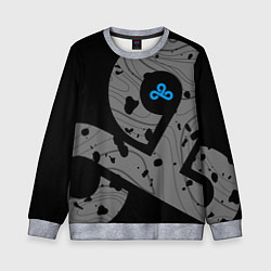 Свитшот детский Форма Cloud 9 black, цвет: 3D-меланж