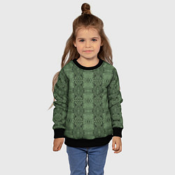 Свитшот детский Крокодиловый стиль, цвет: 3D-черный — фото 2