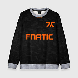 Свитшот детский Форма Fnatic pixels, цвет: 3D-меланж