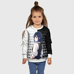Свитшот детский Аканэ Курагава - Дитя айдола, цвет: 3D-белый — фото 2