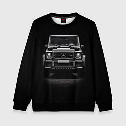 Свитшот детский Чёрный Гелендваген, цвет: 3D-черный