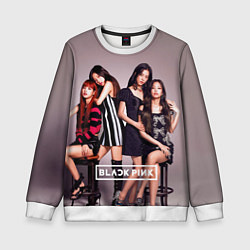 Свитшот детский Blackpink kpop, цвет: 3D-белый