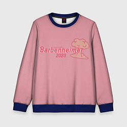 Свитшот детский Barbenheimer PINK EDITION, цвет: 3D-синий