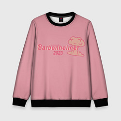 Свитшот детский Barbenheimer PINK EDITION, цвет: 3D-черный