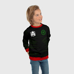 Свитшот детский Alliance uniform, цвет: 3D-красный — фото 2