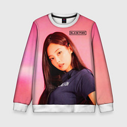 Свитшот детский Jennie Blackpink kpop, цвет: 3D-белый