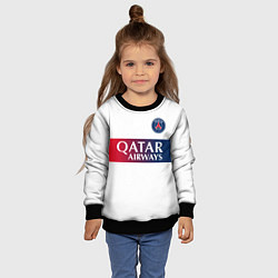 Свитшот детский Неймар форма ПСЖ 2324 гостевая, цвет: 3D-черный — фото 2