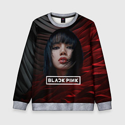 Детский свитшот Blackpink red and black