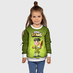 Свитшот детский Barqley Brawl stars, цвет: 3D-белый — фото 2