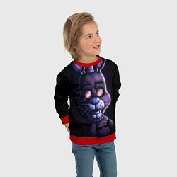 Свитшот детский Five Nights at Freddys Bonnie, цвет: 3D-красный — фото 2