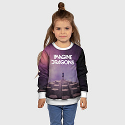 Свитшот детский Imagine Dragons обложка альбома Night Visions, цвет: 3D-белый — фото 2