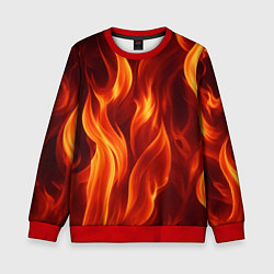 Детский свитшот Пламя огня