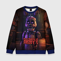 Свитшот детский Five Nights at Freddys Bonnie, цвет: 3D-синий