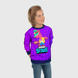 Свитшот детский Doug Brawl Stars, цвет: 3D-синий — фото 2