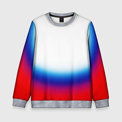 Детский свитшот Флаг России градиент