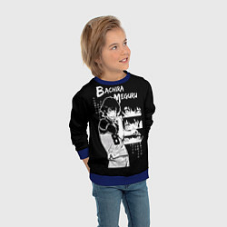 Свитшот детский Бачира Мегуру - Блю лок, цвет: 3D-синий — фото 2