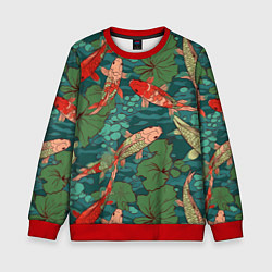 Детский свитшот Паттерн карпы кои